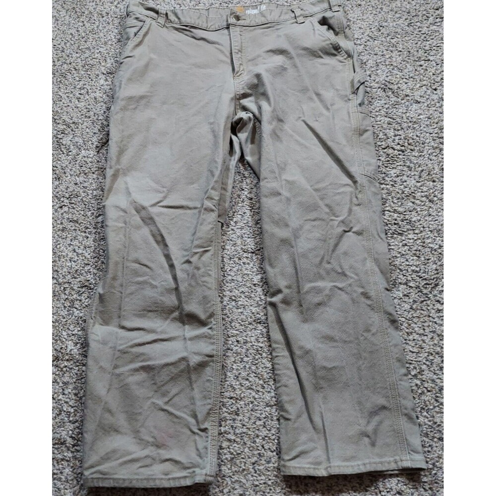 Carhartt Relaxed Fit Rugged Flex Mens Size 40X30 Zip Fly Carpenter Pants 103279